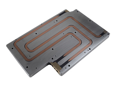 Water cooling plate for buried pipe